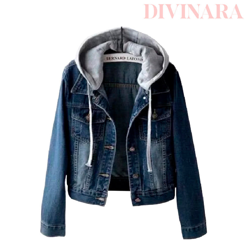 Jaqueta Jeans Feminina Com Lycra