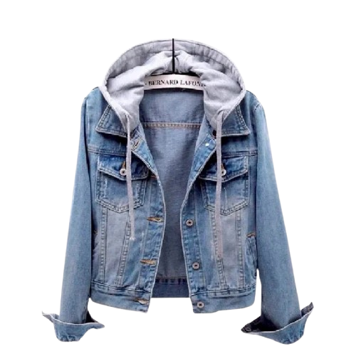 Jaqueta Jeans Feminina Com Lycra