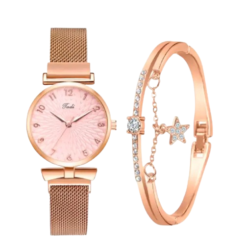 Relógio de Luxo Com Pulseira Feminino